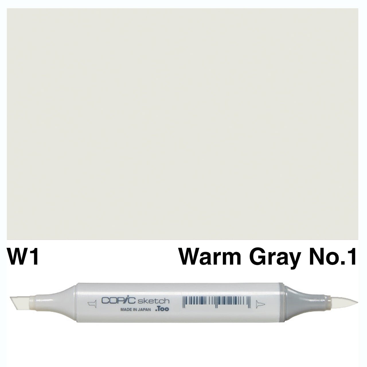 Copic Sketch W1 Warm Gray No.1 - theartshop.com.au