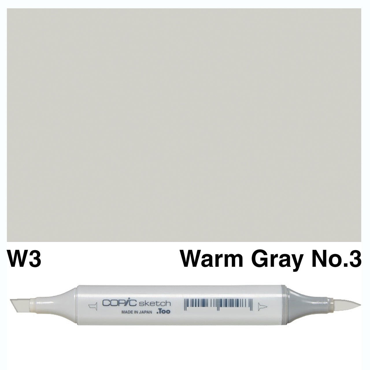 Copic Sketch W3 Warm Gray No.3 - theartshop.com.au