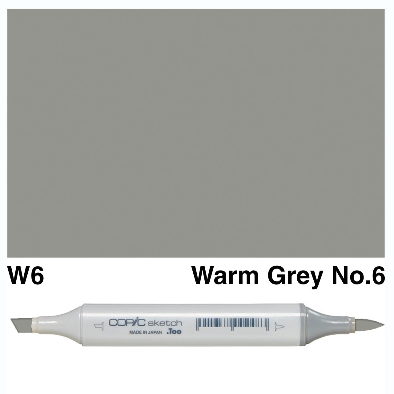 Copic Sketch W6 Warm Gray No.6 - theartshop.com.au