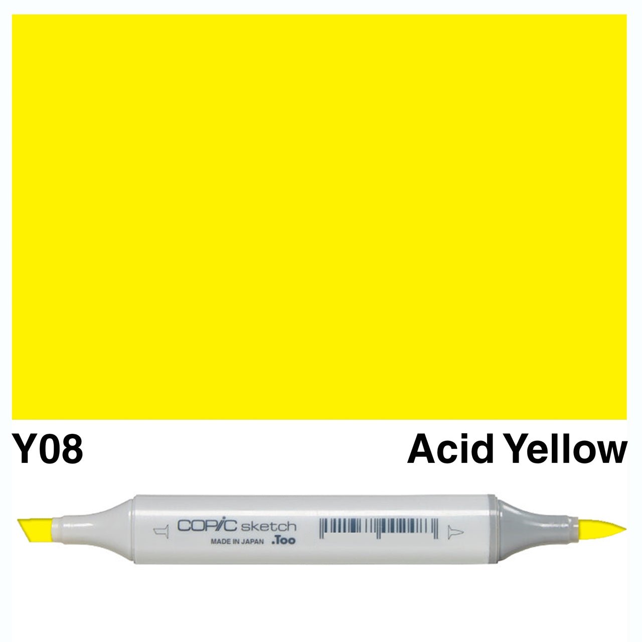 Copic Sketch Y08 Acid Yellow - theartshop.com.au