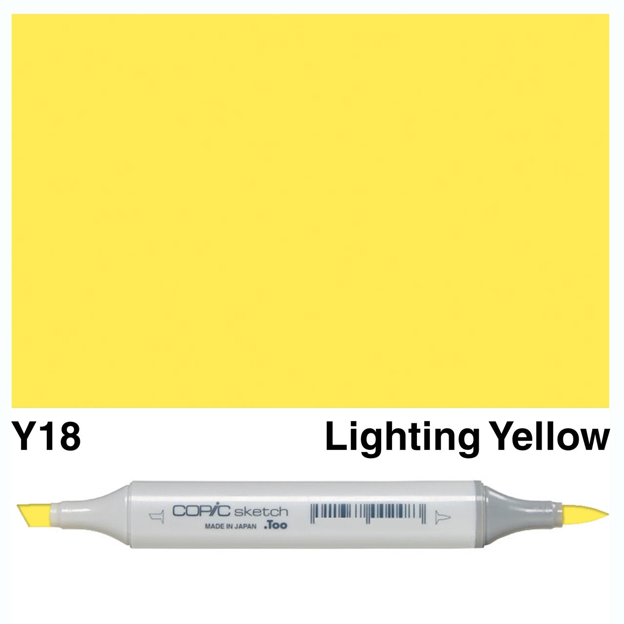 Copic Sketch Y18 Lightning Yellow - theartshop.com.au