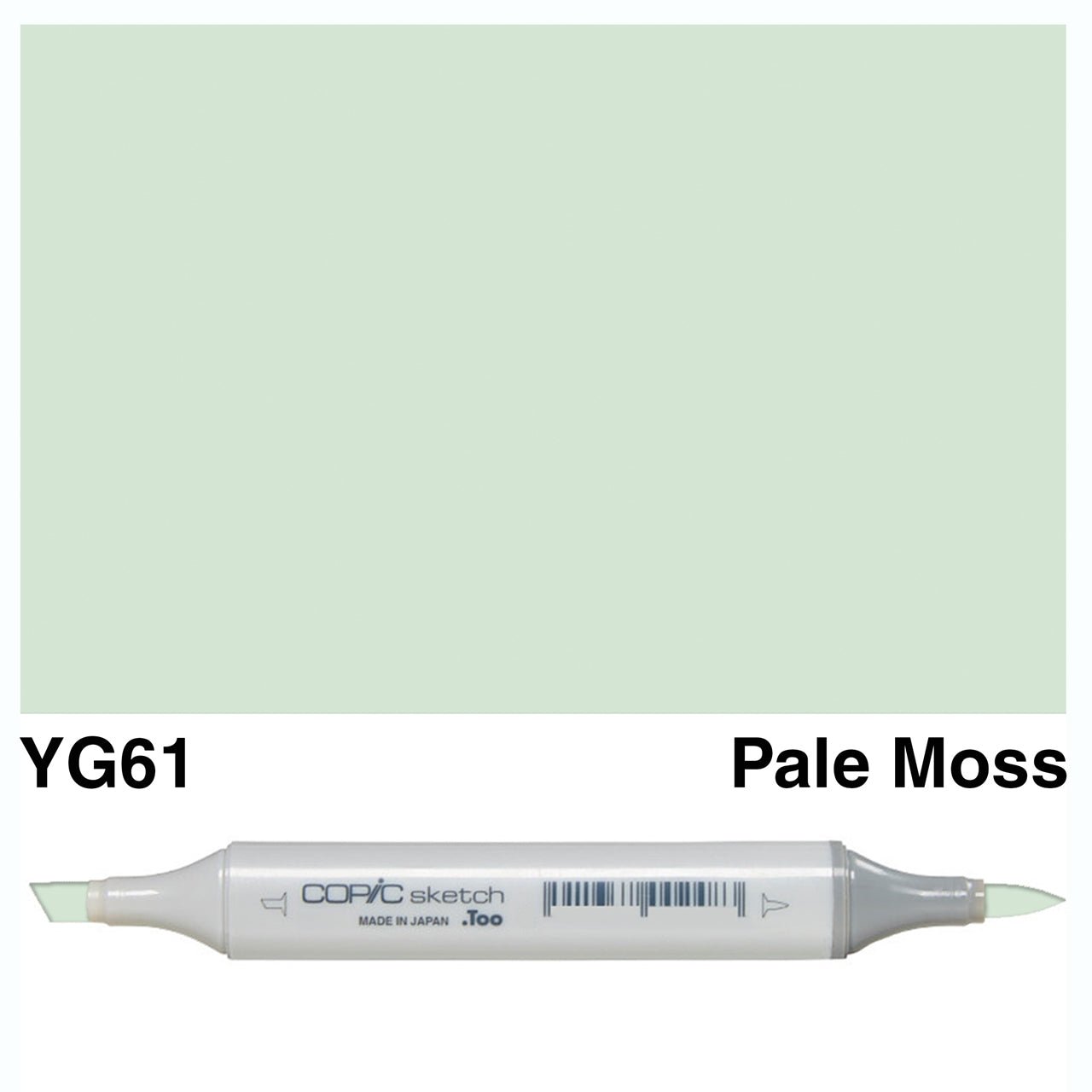 Copic Sketch YG61 Pale Moss - theartshop.com.au