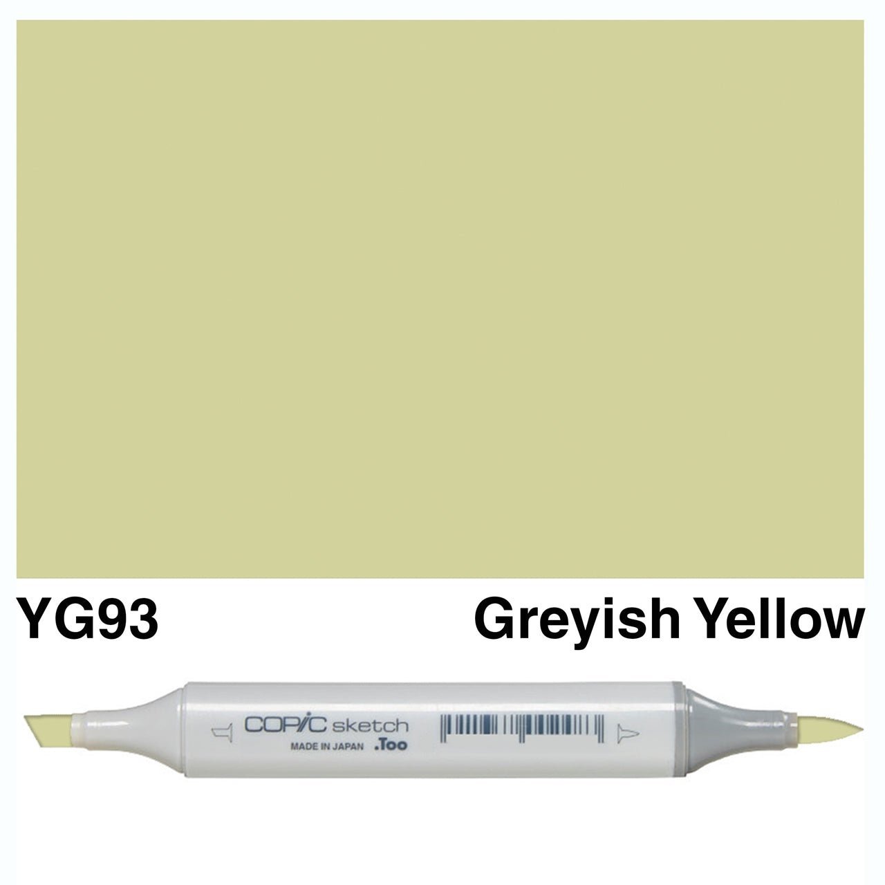 Copic Sketch YG93 Grayish Yellow - theartshop.com.au