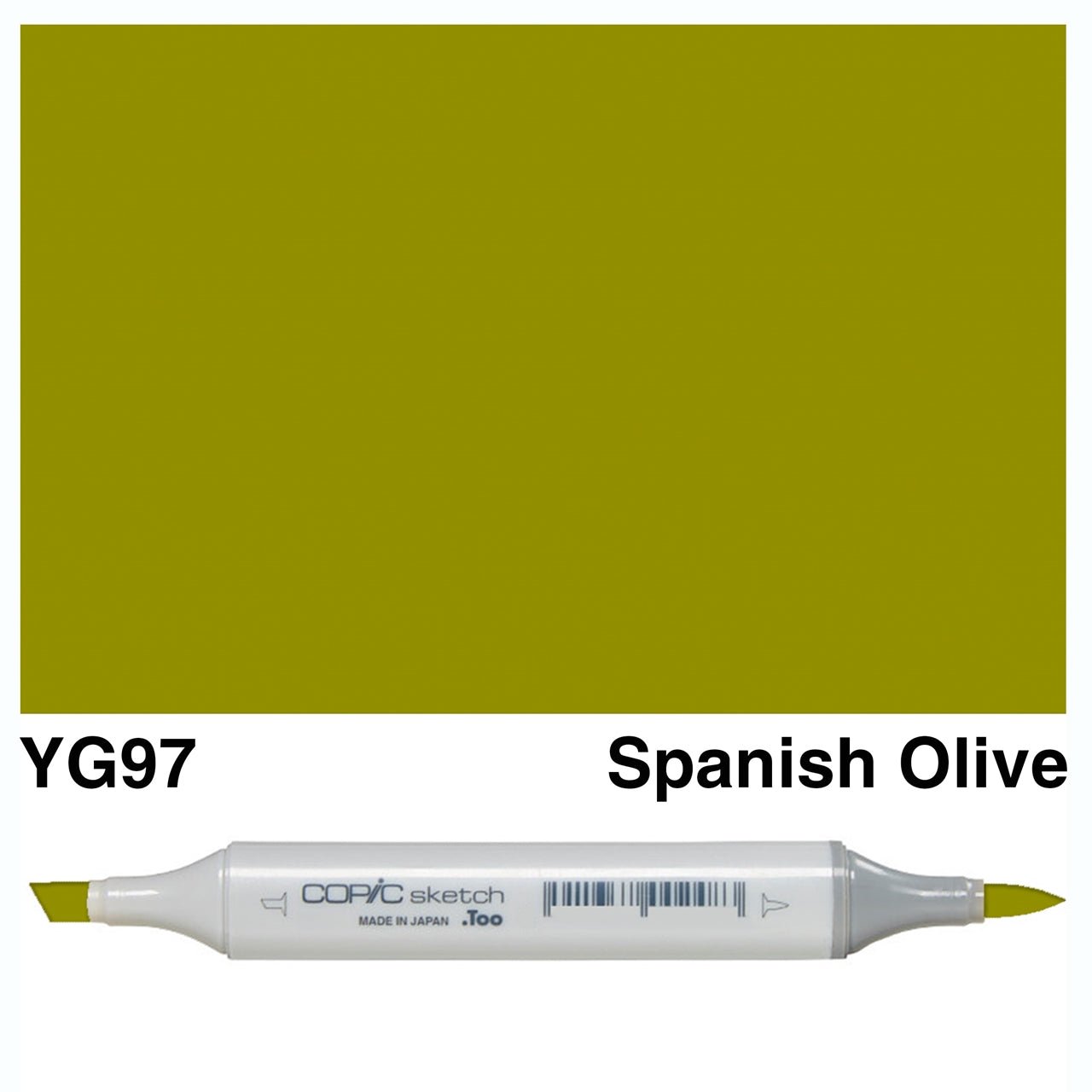 Copic Sketch YG97 Spanish Olive - theartshop.com.au