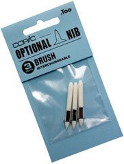 Copic Spare Nib - Brush Nibs Pkt 3 - theartshop.com.au