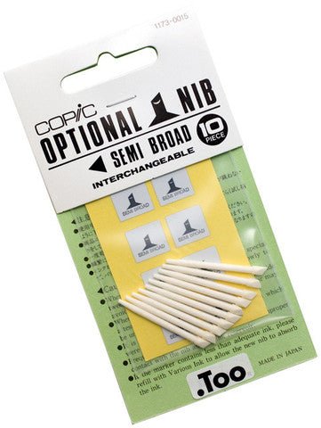 Copic Spare Nib - Semi Broad Pkt 10 - theartshop.com.au