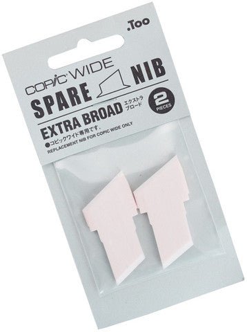 Copic Spare Nib - Wide Nibs Pkt 2 - theartshop.com.au