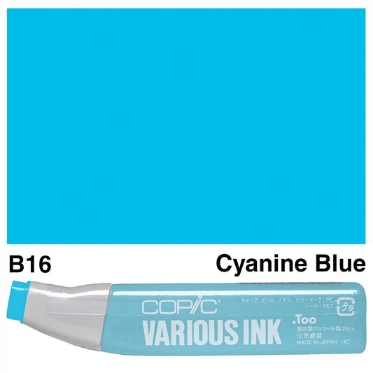 Copic Various Ink B16 Cyanine Blue - theartshop.com.au