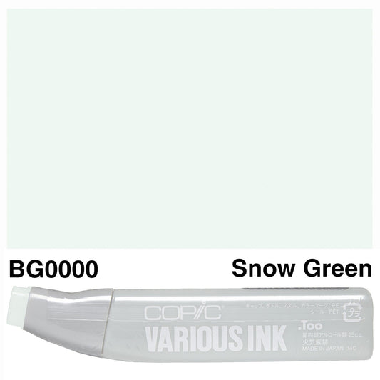 Copic Various Ink BG0000 Snow Green - theartshop.com.au