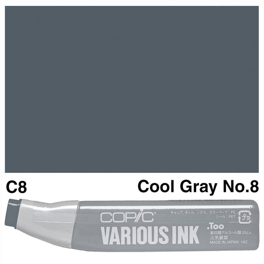 Copic Various Ink C8 Cool Gray No.8 - theartshop.com.au