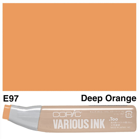 Copic Various Ink E97 Deep Orange - theartshop.com.au