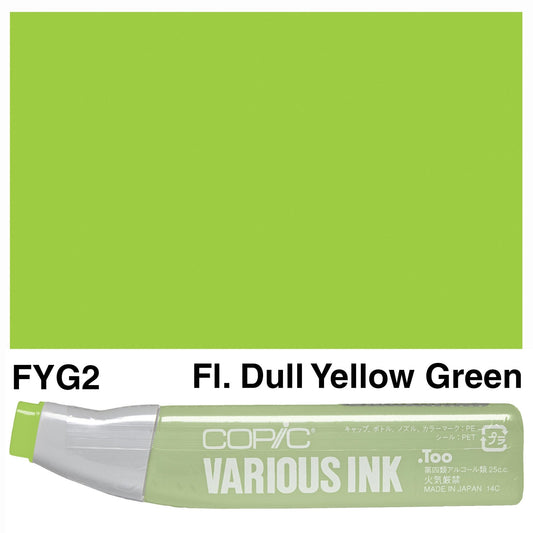Copic Various Ink FYG2 Fluorescent Dull Yellow Green - theartshop.com.au