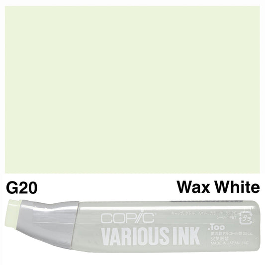 Copic Various Ink G20 Wax White - theartshop.com.au