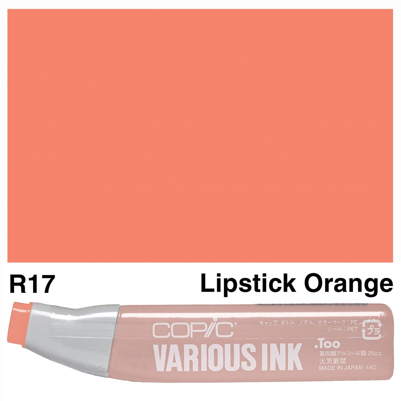 Copic Various Ink R17 Lipstick Orange - theartshop.com.au