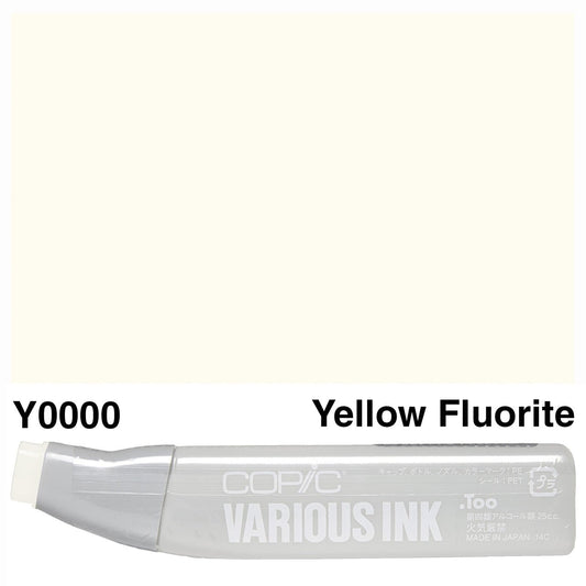 Copic Various Ink Y0000 Yellow Fluorite - theartshop.com.au