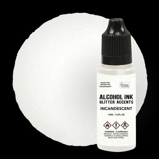 Couture Creation Alcohol Ink 12ml Glitter Incandescent - theartshop.com.au