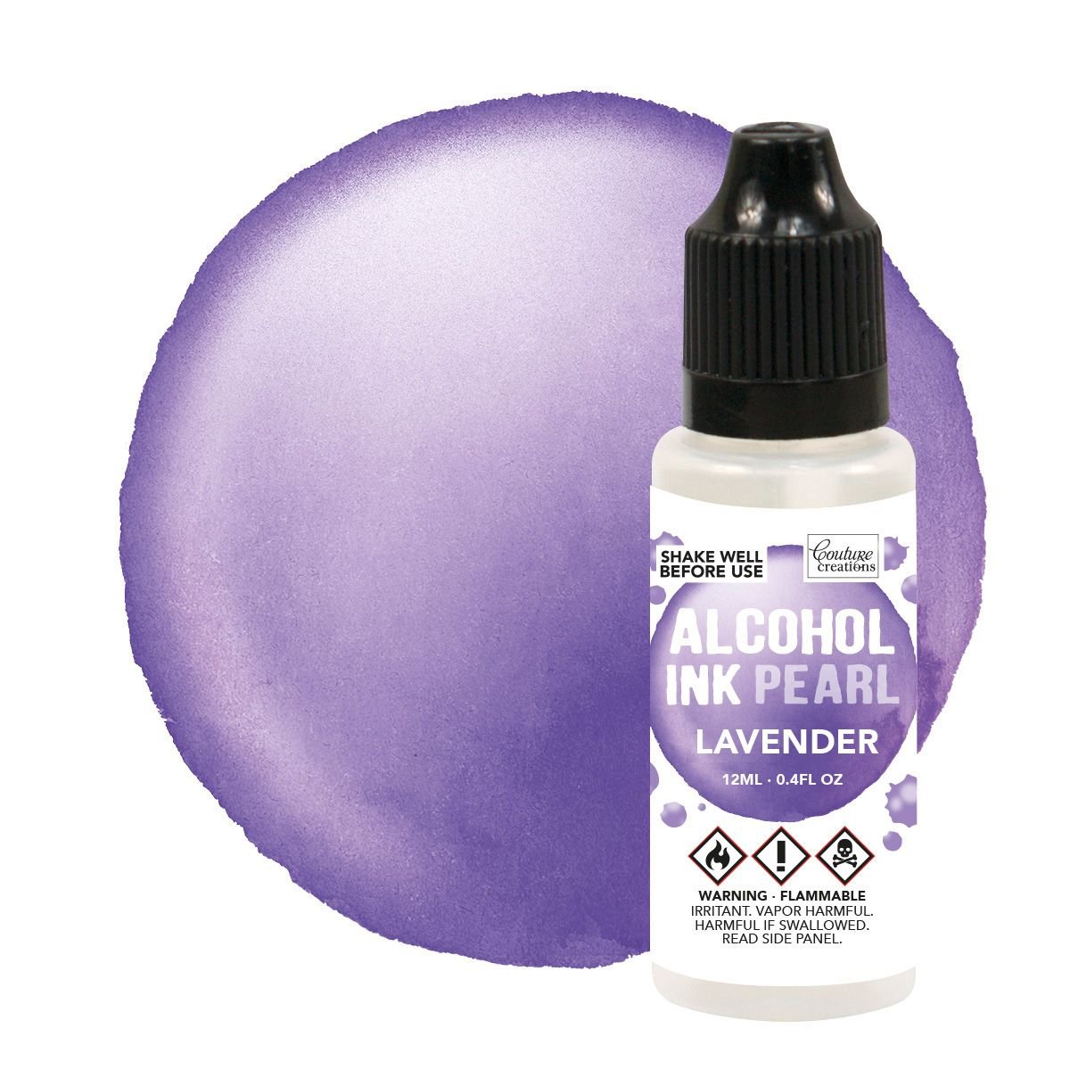 Couture Creation Alcohol Ink 12ml Pearl Lavender - theartshop.com.au