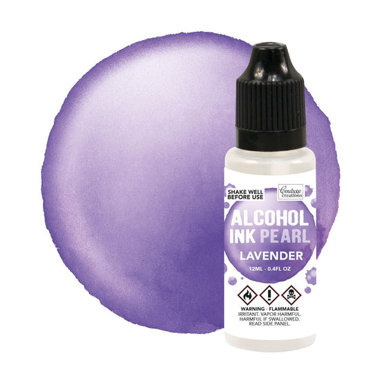 Couture Creation Alcohol Ink 12ml Pearl Lavender - theartshop.com.au