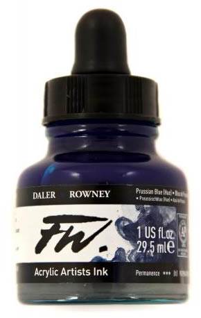 Daler FW Ink 29.5ml 134 Prussian Blue Hue - theartshop.com.au