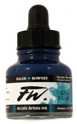 Daler FW Ink 29.5ml 151 Marine Blue - theartshop.com.au