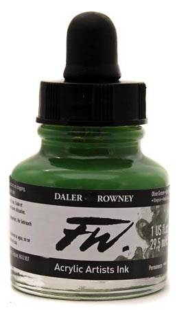 Daler FW Ink 29.5ml 363 Olive Green - theartshop.com.au