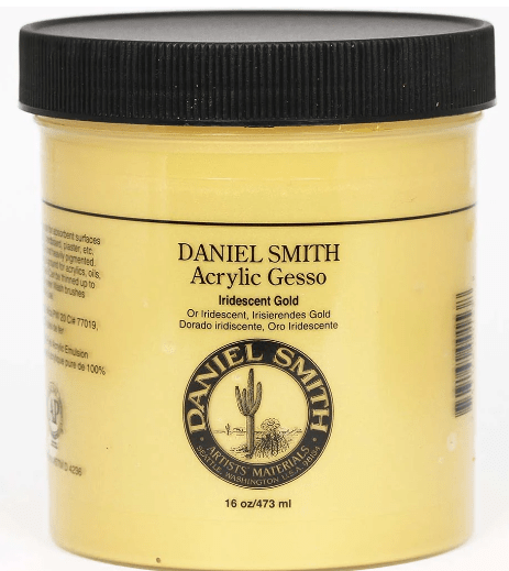 Daniel Smith Acrylic Gesso 473ml Iridescent Gold - theartshop.com.au