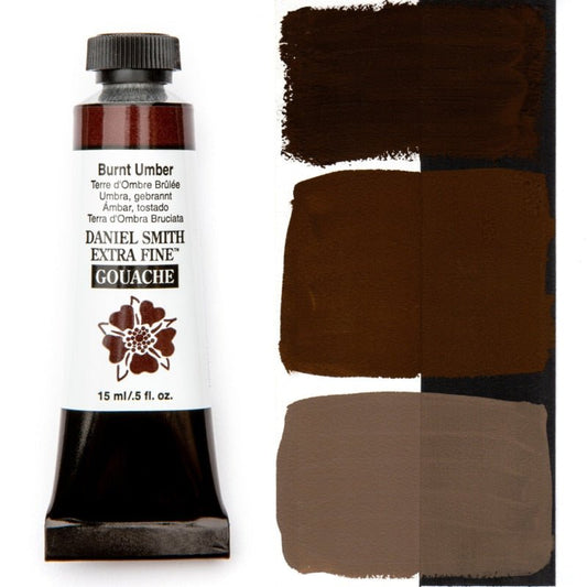 Daniel Smith Gouache 15ml Burnt Umber - theartshop.com.au