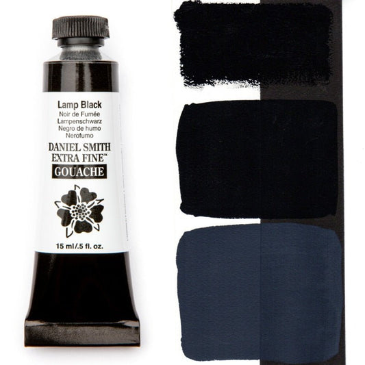 Daniel Smith Gouache 15ml Lamp Black - theartshop.com.au