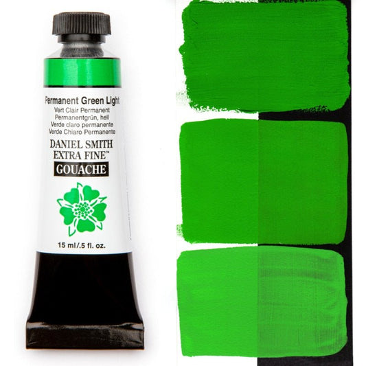 Daniel Smith Gouache 15ml Permanent Green Light - theartshop.com.au