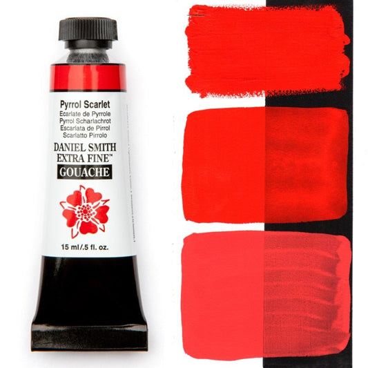 Daniel Smith Gouache 15ml Pyrrol Scarlet - theartshop.com.au