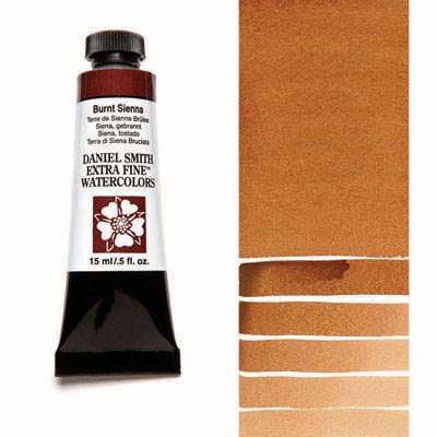 Daniel Smith Watercolour 15ml Burnt Sienna - theartshop.com.au