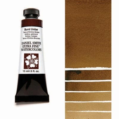 Daniel Smith Watercolour 15ml Burnt Umber - theartshop.com.au