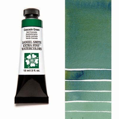 Daniel Smith Watercolour 15ml Cascade Green - theartshop.com.au