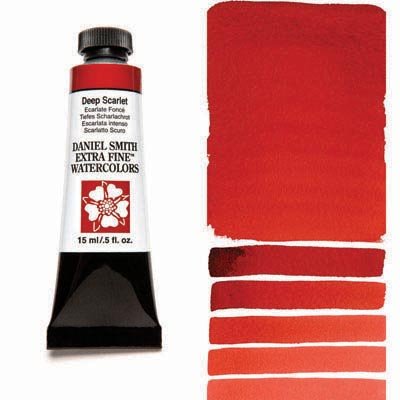 Daniel Smith Watercolour 15ml Deep Scarlet - theartshop.com.au