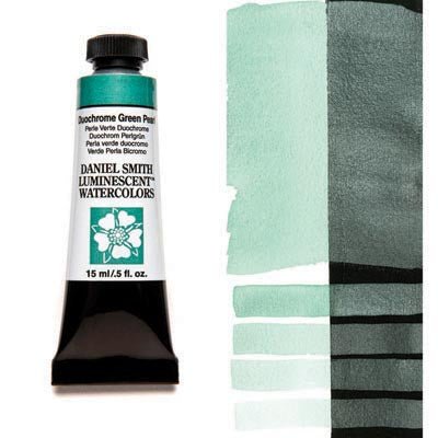 Daniel Smith Watercolour 15ml Duochrome Green Pearl - theartshop.com.au