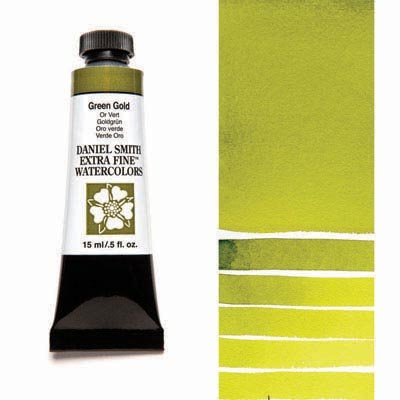 Daniel Smith Watercolour 15ml Green Gold - theartshop.com.au