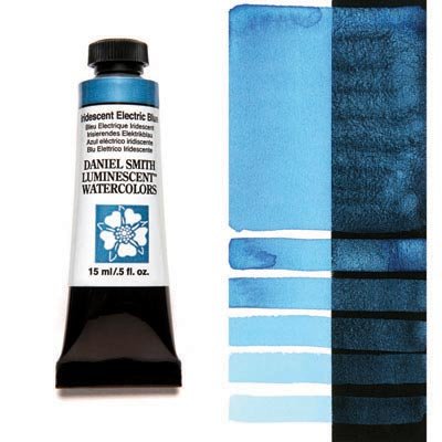 Daniel Smith Watercolour 15ml Iridescent Electric Blue - theartshop.com.au
