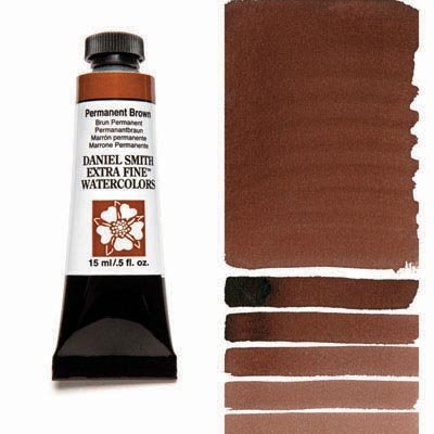 Daniel Smith Watercolour 15ml Permanent Brown - theartshop.com.au