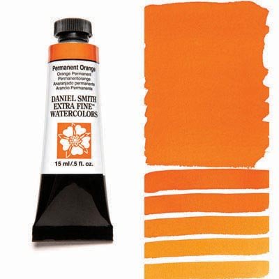 Daniel Smith Watercolour 15ml Permanent Orange - theartshop.com.au
