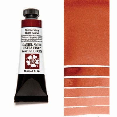 Daniel Smith Watercolour 15ml Quinacridone Burnt Scarlet - theartshop.com.au