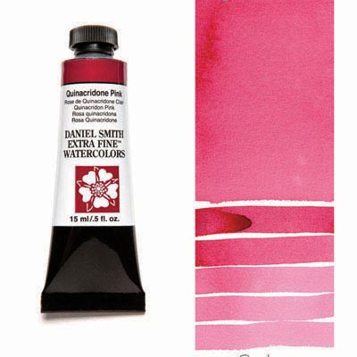 Daniel Smith Watercolour 15ml Quinacridone Pink - theartshop.com.au