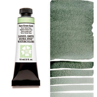 Daniel Smith Watercolour 15ml Rare Green Earth - theartshop.com.au
