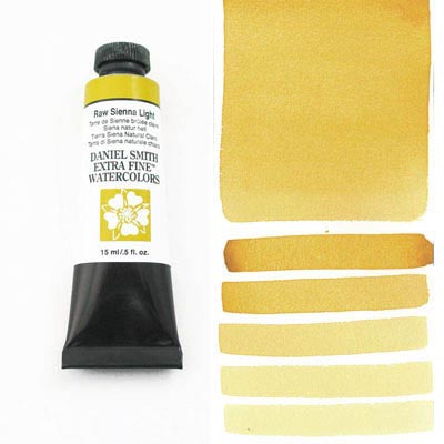 Daniel Smith Watercolour 15ml Raw Sienna Light - theartshop.com.au