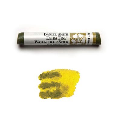Daniel Smith Watercolour Stick Rich Green Gold - theartshop.com.au