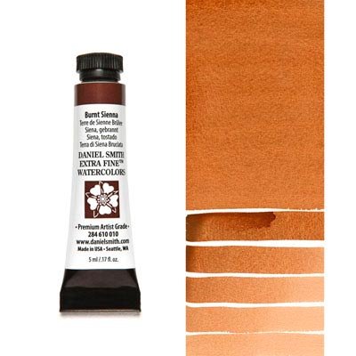 Daniel Smith W/C 5ml Burnt Sienna - theartshop.com.au