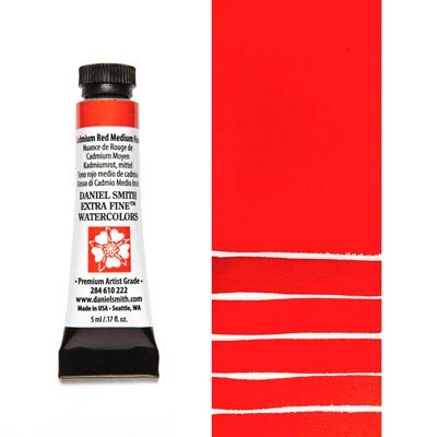 Daniel Smith W/C 5ml Cadmium Red Medium - theartshop.com.au