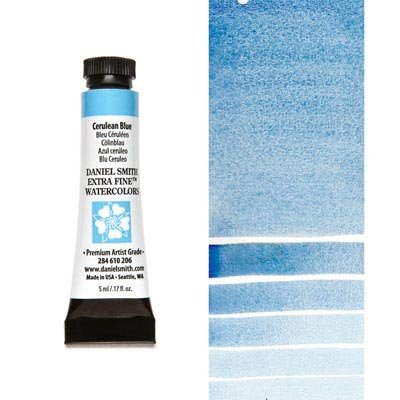 Daniel Smith W/C 5ml Cerulean Blue - theartshop.com.au