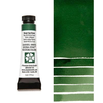 Daniel Smith W/C 5ml Deep Sap Green - theartshop.com.au