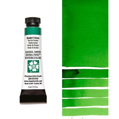 Daniel Smith W/C 5ml Hookers Green - theartshop.com.au
