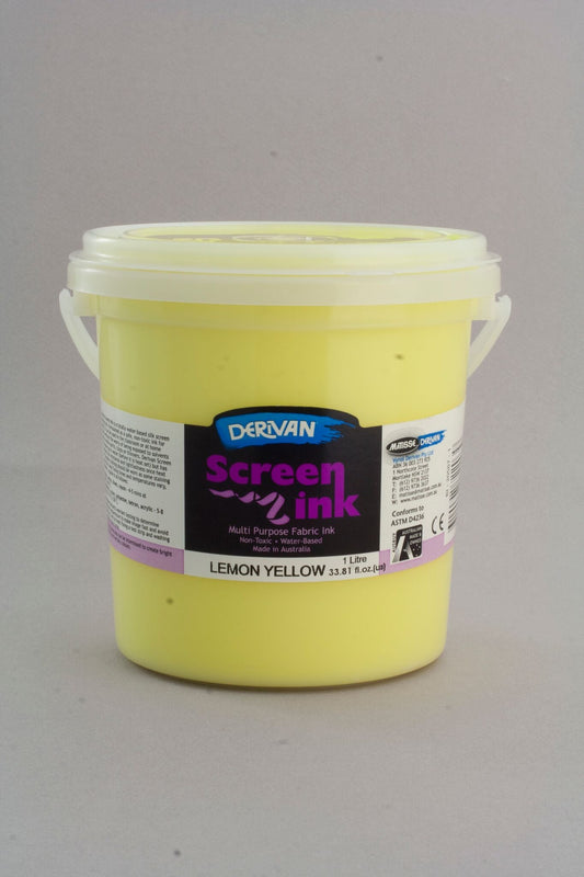 Derivan 1 Litre Lemon Yellow - theartshop.com.au